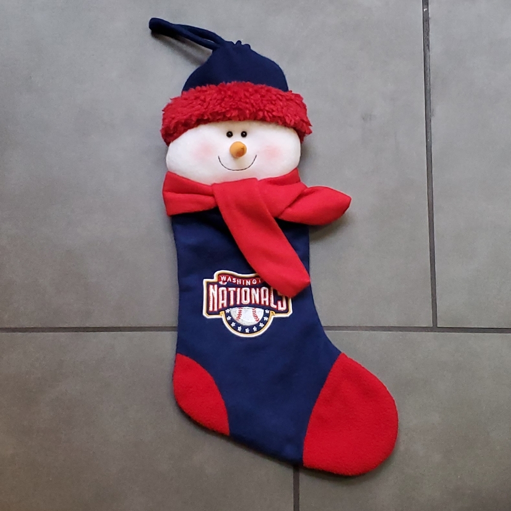 MLB Washington Nationals Snowman Stocking